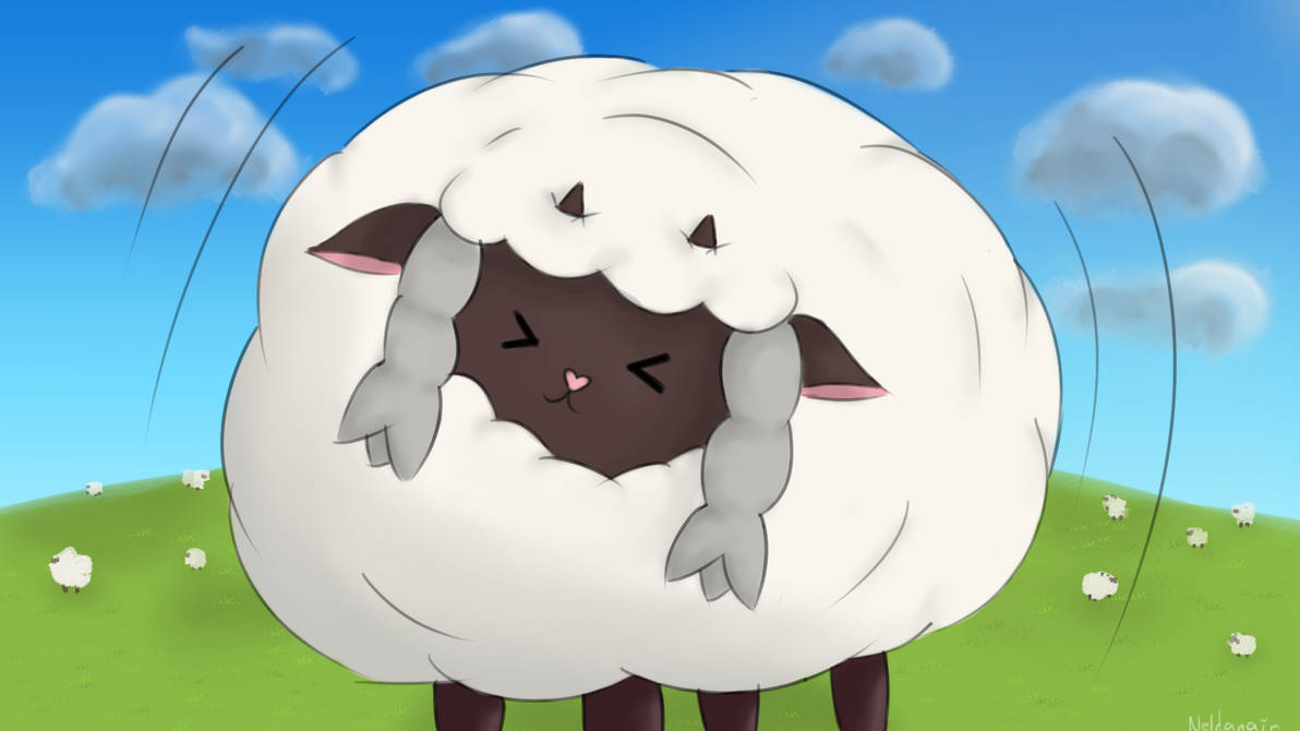 Wooloo background by Neldanair on DeviantArt
