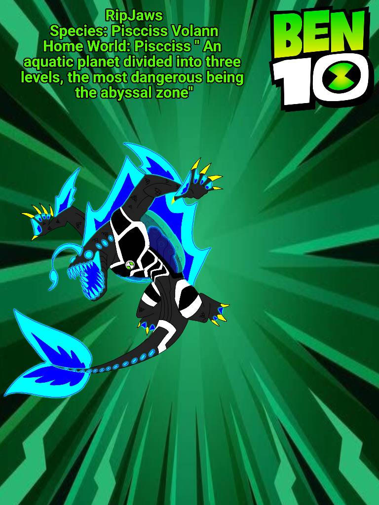 BEN 10 - CHARACTERS DESIGN - RIPJAWS by KyuubiStudiosproject on DeviantArt
