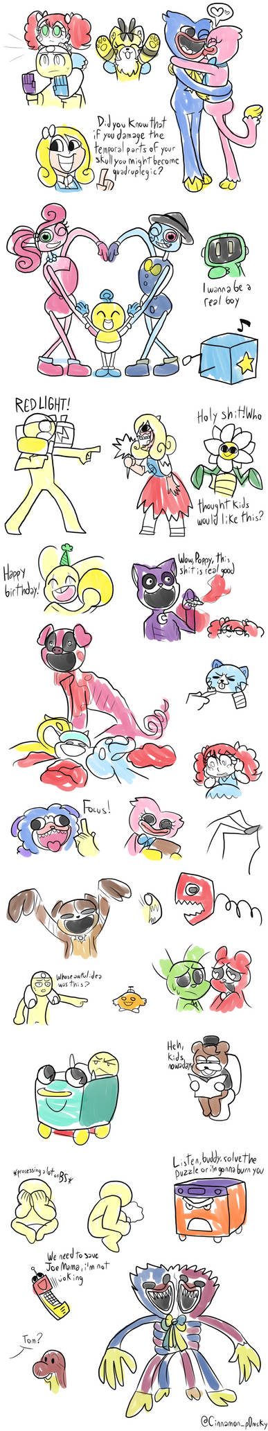 Poppy Shit Playing with poppies shit by C1nnamontheP0msky on DeviantArt