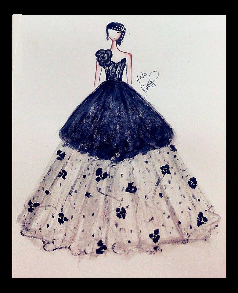 Black Rose Gown