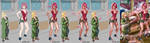 Sakura-Tsunade Age Swap - Step by Step + Video by LadyKraken