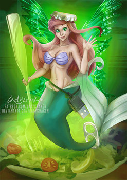 [GIF] Ariel Toxic Mermaid Fairy - Commissions OPEN