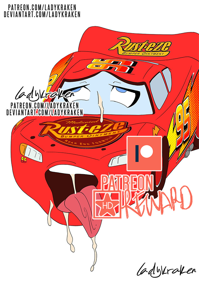 Lightning McQueen Meme Ahegao - Commission Sketch, by LadyKraken on DeviantArt Lightning McQueen Meme Ahegao - Commission Sketch, by LadyKraken on DeviantArt