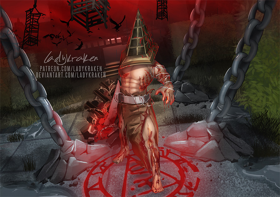 Pyramid Head Render by Lamea132 on DeviantArt