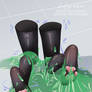 Socks Playing with Slime - Commissions OPEN