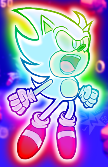 Super Dark Sonic by NeppyNeptune on DeviantArt