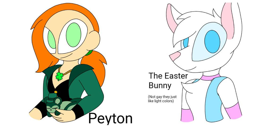 Payton and the Easter Bunny by ArtGoddesses on DeviantArt