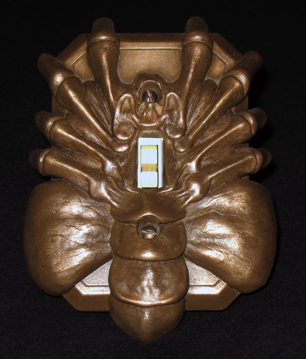 Alien Facehugger Switch Plate