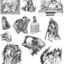Harry Potter: Book 1 Chapter 1 Vignette Drawings