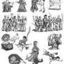 Harry Potter: Book 1 Chapter 11 Vignette Drawings