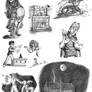 Harry Potter: Book 1 Chapter 14 Vignette Drawings