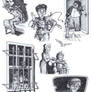 Harry Potter: Book 2 Chapter 2 Vignette Drawings