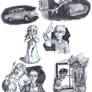 Harry Potter: Book 2 Chapter 3 Vignette Drawings