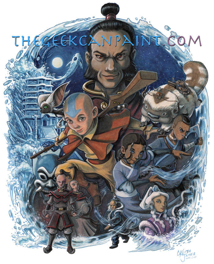 Avatar: The Last Airbender, Book One - Water by TheGeekCanPaint on  DeviantArt