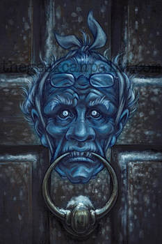 ...not a knocker, but Marley's face.