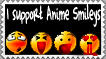 I love anime smileys stamps by Wyntry