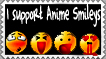 I love anime smileys stamps