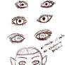 Beginnings: Muse's Face(eyes) Sketch