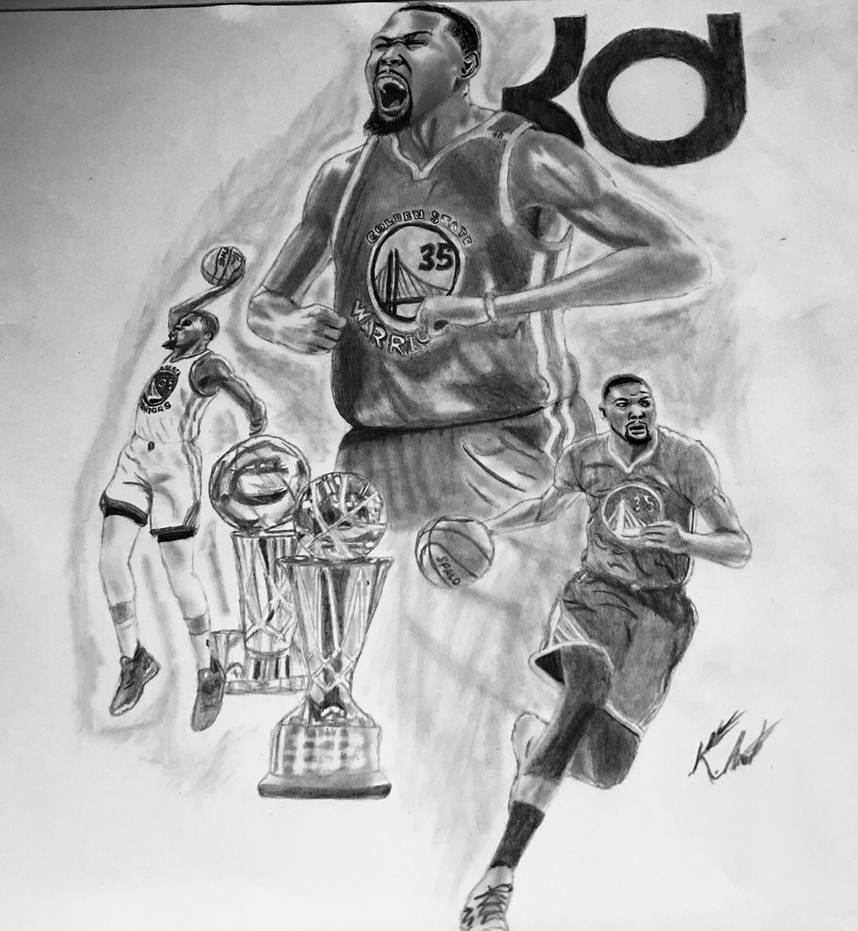 Kevin Durant Drawing by Bigken20 on DeviantArt