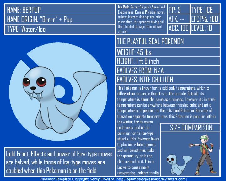 Fakemon DEX: Berpup