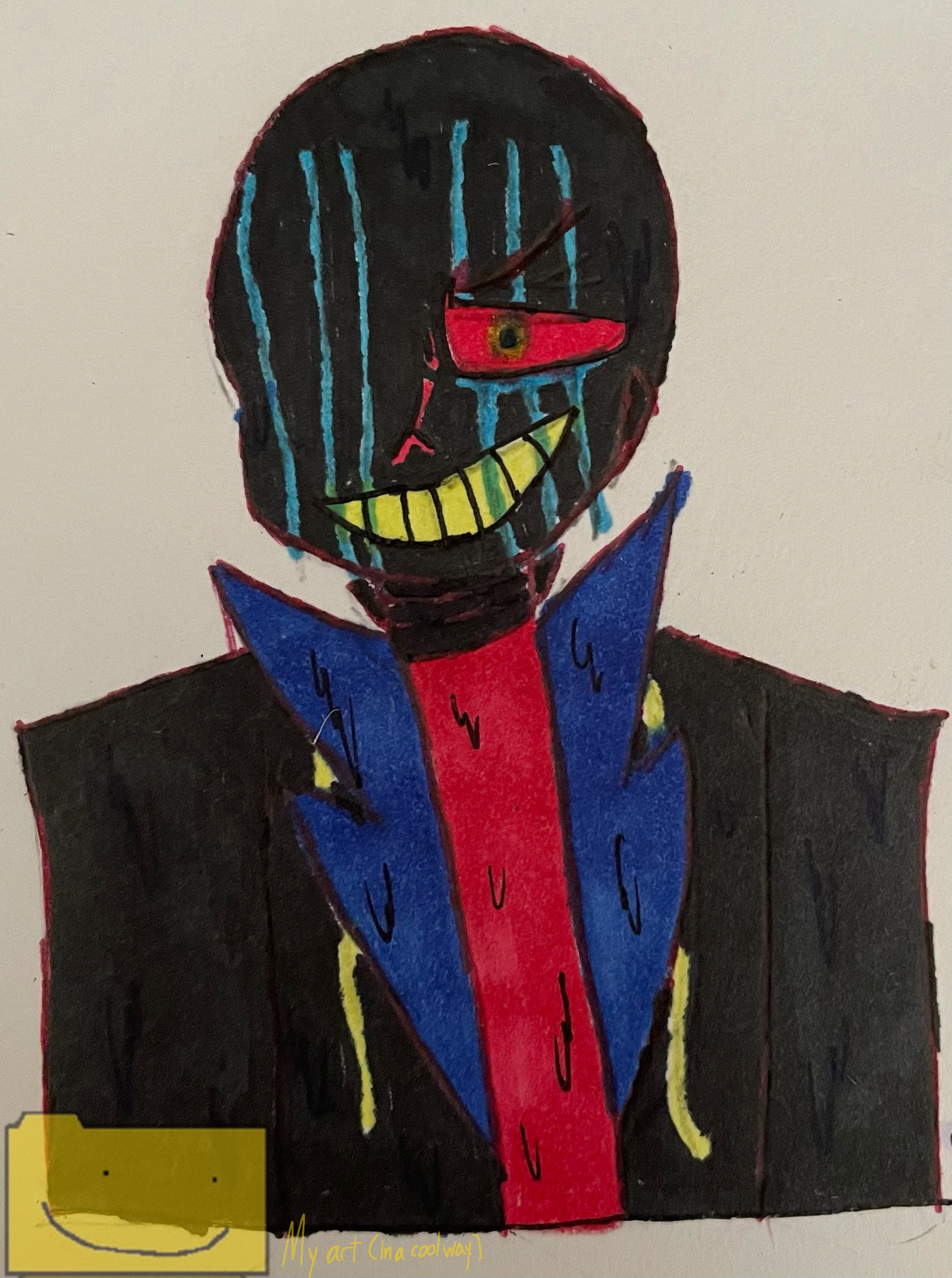 I drew Terror Sans from Crazytale : by Nightmaresimp on DeviantArt