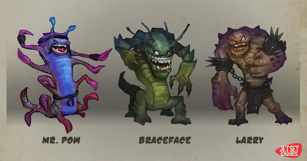 Unique Monsters by DannyRobertsArt on DeviantArt