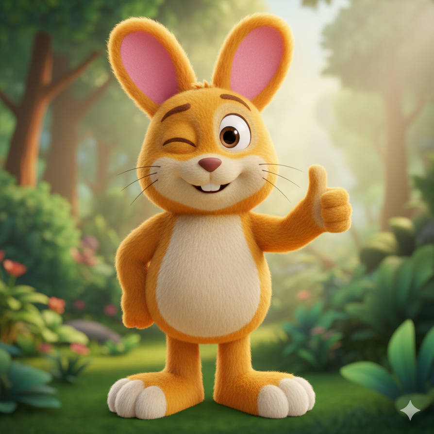 Baby Bach the Rabbit Pixar Style by travistube193 on DeviantArt