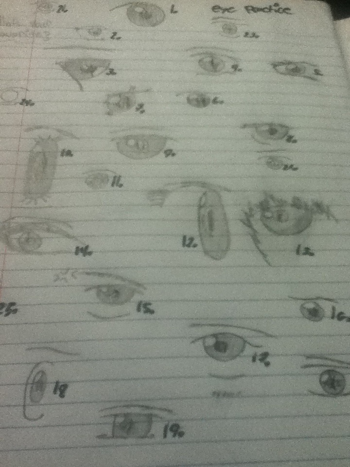 Eye Practice: Whats Your Favorite Eye? ^-^