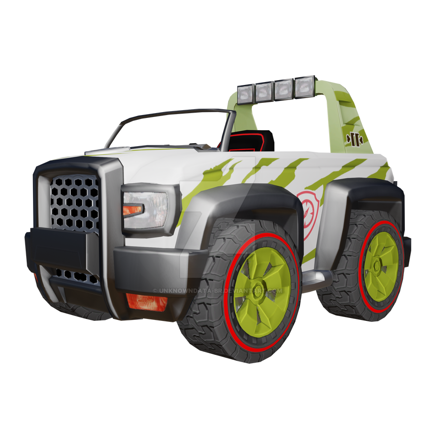 PAW PATROL BLENDER RENDER Tracker car by UnknownData BR on DeviantArt
