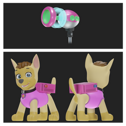 Paw Patrol OC: Evelyn (Comission)