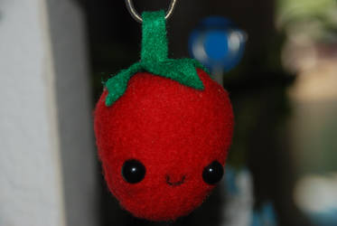 Strawberry Plushie Charm