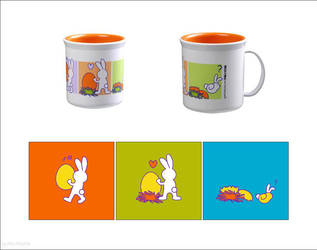 Caneca TokStok - Happy Bunny