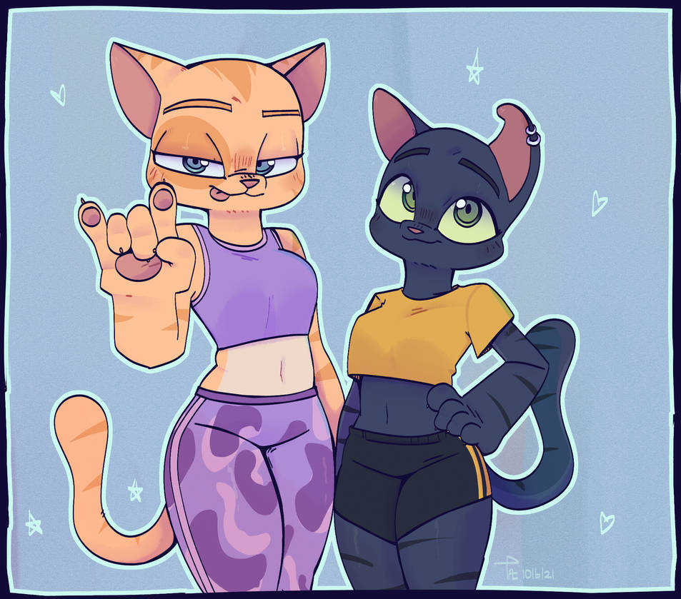 Catty B And Tl By TheAlleyCatc8 On DeviantArt catty-b-and-tl-by-thealleycatc8-on-deviantart