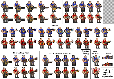 Heavy Sprite Sheet by 1Ant99 on DeviantArt
