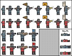 Robot Soldier Sprite Sheet