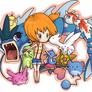 Misty and her Pokemon