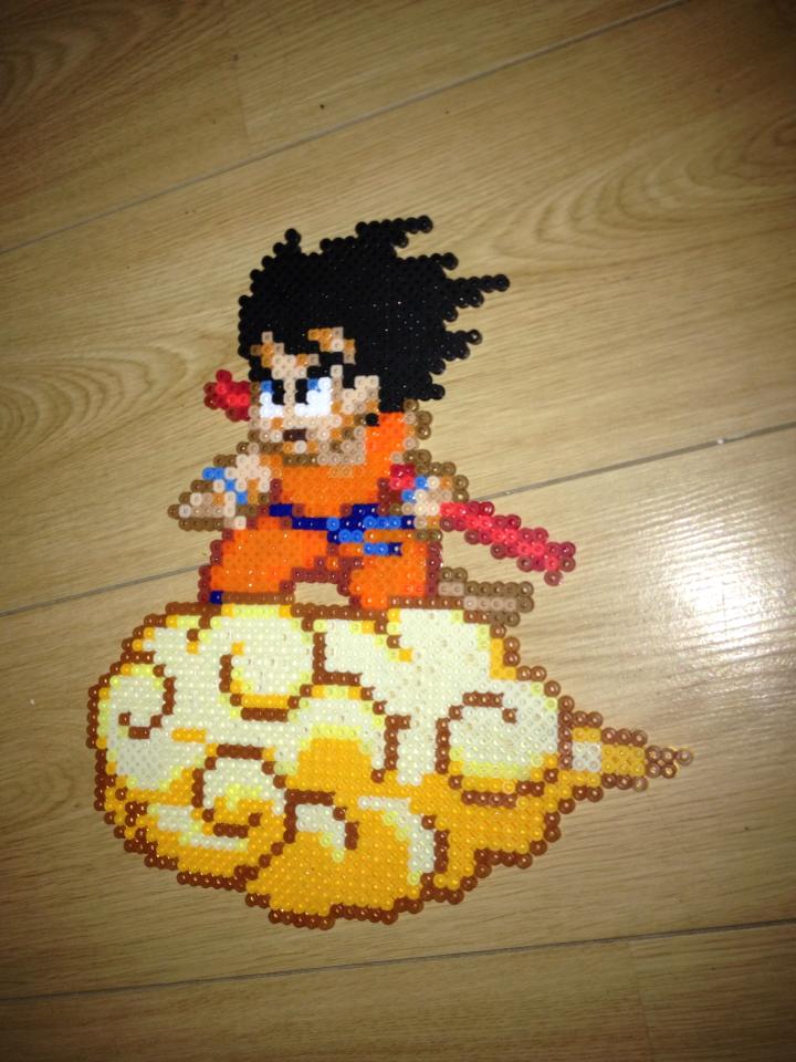 Son Goku on Nimbus perler