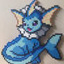 Vaporeon perler