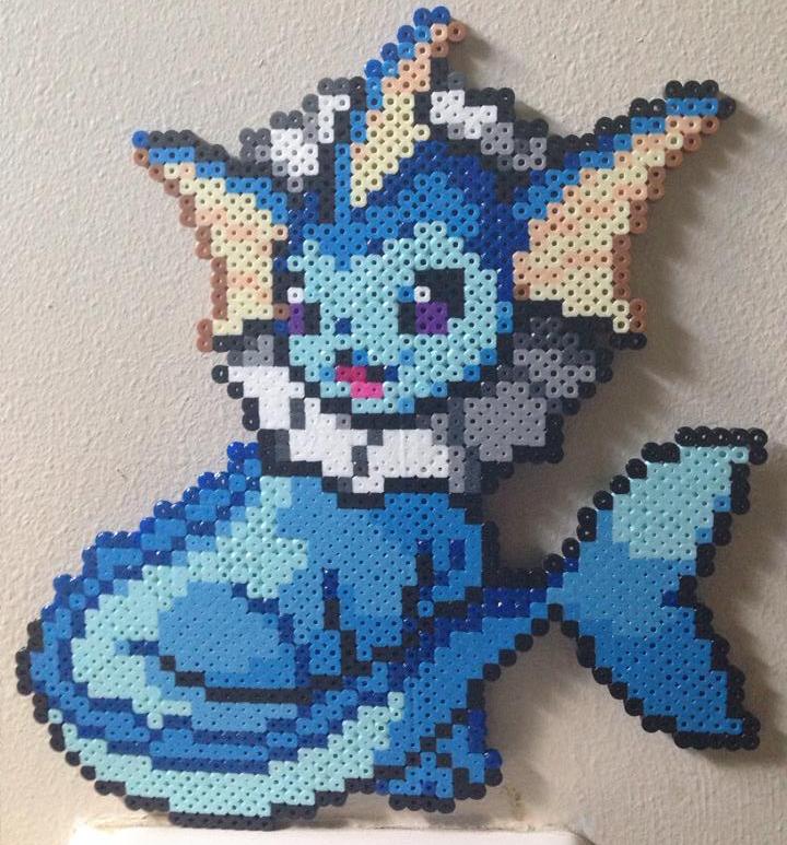 Vaporeon perler