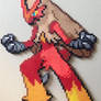 Blaziken perler