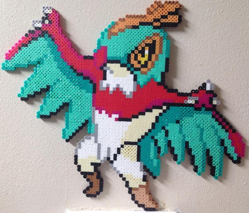 Hawlucha perler