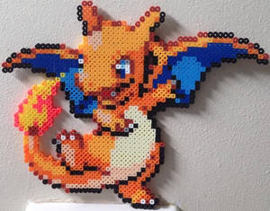 Baby Charizard perler/Charmanizard