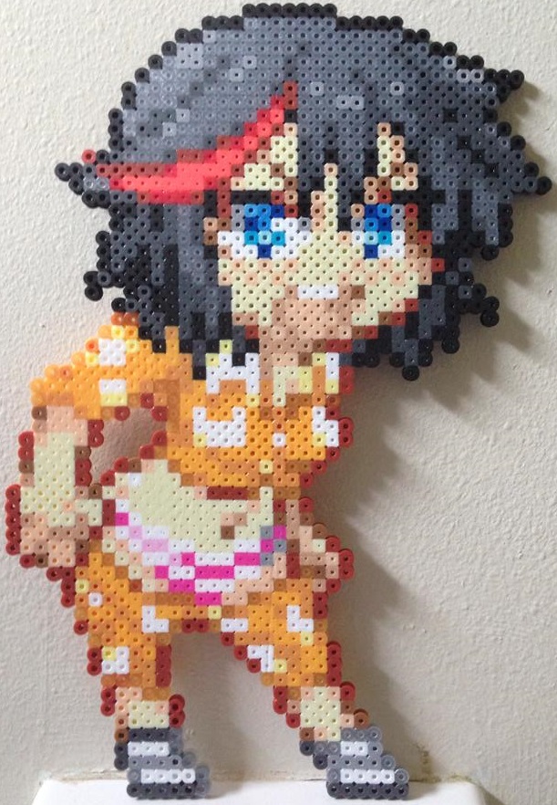 Kill la Kill - Ryuko Matoi Perler by Birdseednerd