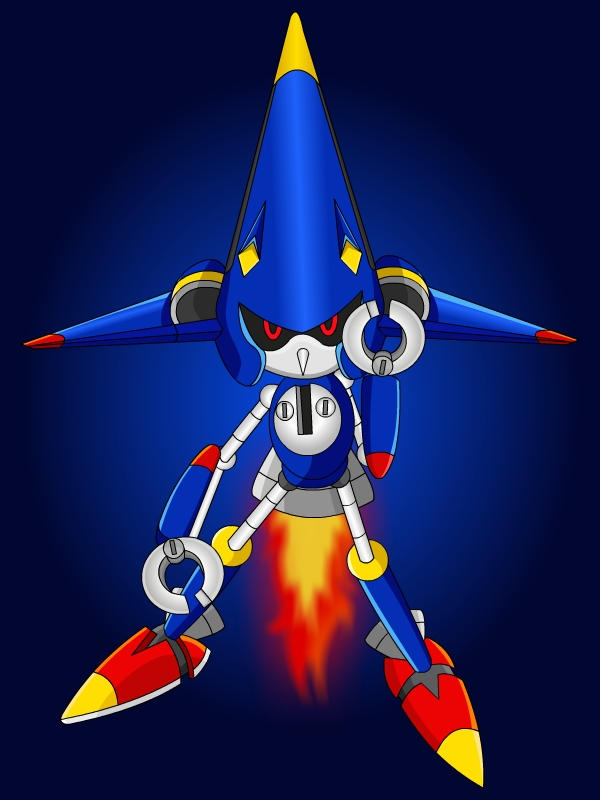 Rocket Metal Sonic by Cacti on DeviantArt
