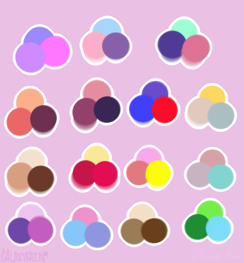 pretty color combinations by galaxyyrain on DeviantArt