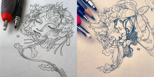 James Jean Art Study + Original Piece