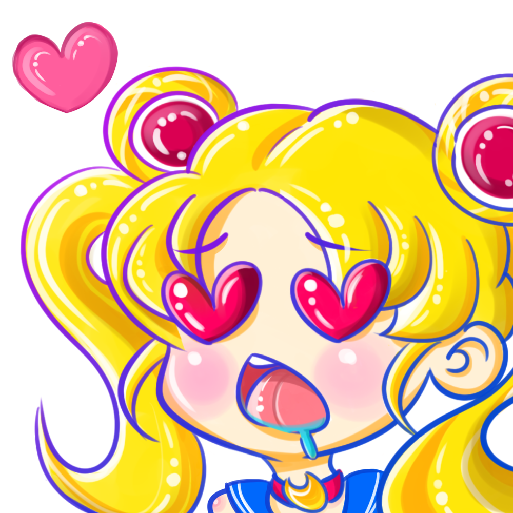 12 Positive Sailor Moon Emotes for Twitch Discord Cute 