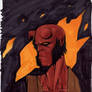 Hellboy Marker Sketch