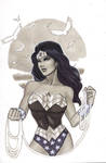 Wonder Woman Sunset Sketch