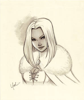 White Queen Marker Sketch